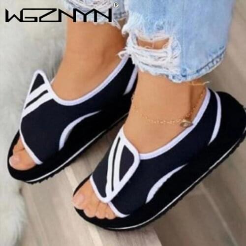 2021 New Women Sandals Soft Stitching Ladies Sandals Comfortable Flat Sandals Women Outdoor Open Toe Beach Shoes Woman Footwear