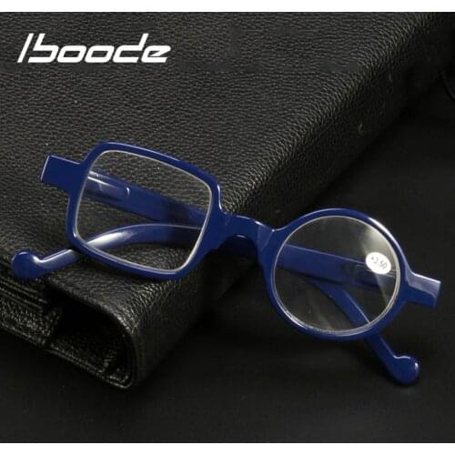 Iboode 2020 New Unisex Reading Glasses irregular Frame Resin Presbyopia Glasses Women Men Hyperopia Reading Eyeglasses +1.0~3.5