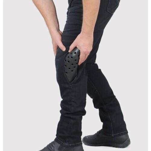 New 4 Season Motorcycle Leisure Motocross Pants Outdoor Riding Jeans With Obscure Protective Equipment Knee Gear Hip Pads