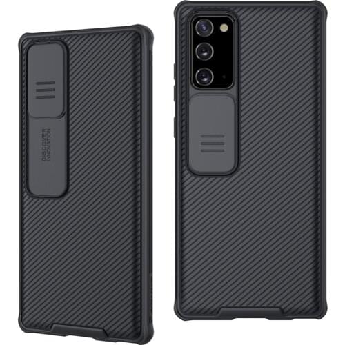 For Samsung Note 20 Cover NILLKIN Shockproof Slide Camera Lens Protection Case For Samsung Galaxy Note 20 Bumper Shell Cover