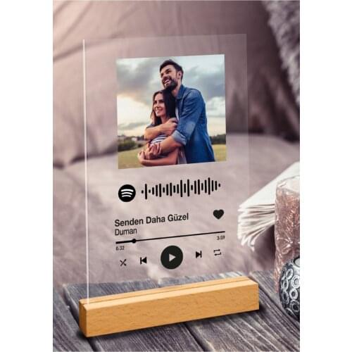 Sweetheart Custom Spotify Barcoded record personalized mother father sweetheart friend you special şarkınızla give gift