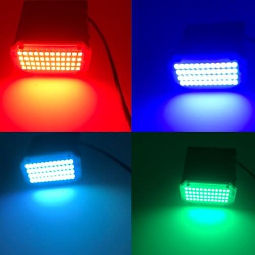 Mini Strobe Light DJ Sound Party Lights 48 LED Stroboscope Projector Flash Stobo Stage Lighting Effect For Home Christmas Club