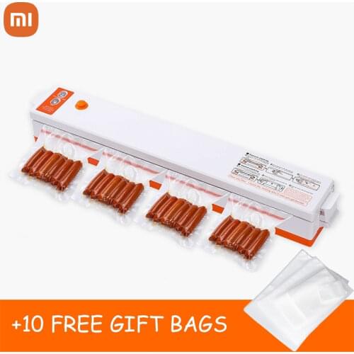 Electric Vacuum Sealer Packaging Machine For Home Kitchen Including 10pcs Food Saver Bags Storage Vacuum Food Sealing CF40
