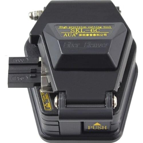 High Precision CNC finishing SKL-6C Black Covered wire cable Fiber Cleaver SKL-6C Splice Melt fiber cleaver Used in FTTX FTTH