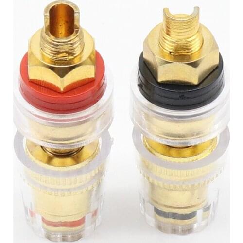 High Quality 1Pair Speaker Cable Amplifier Terminal Binding Post RBS Connector Coverter New