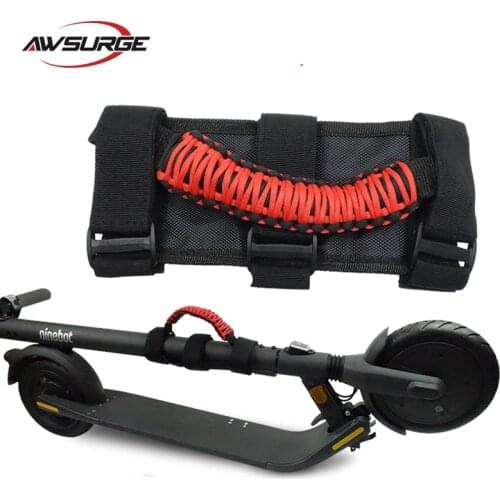 For ninebot ES1/ES2/ES3/ES4/E22/E25 electric scooter portable handle high quality braided umbrella rope