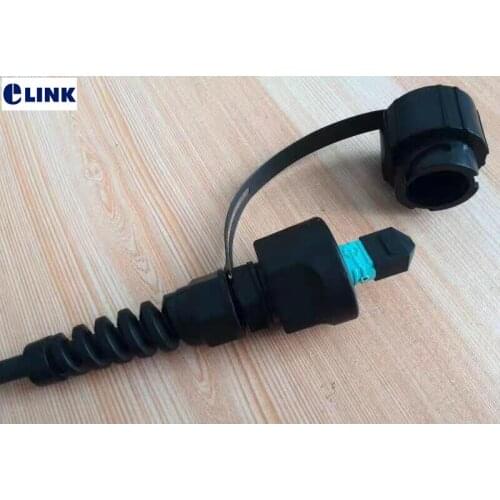 10 pcs ODVA-MPO waterproof connector socket plug fiber optic adapter ftth ELINK