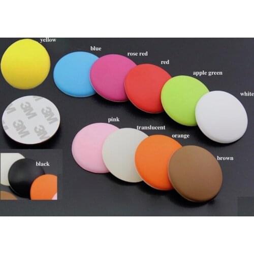10x Cushion Pads Handle Knob Bumper Gasket Protector Anticollision Silicone Round 8 x 40mm White Brown Pink Green Red Blue Black