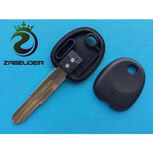 ZABEUDEIR 2pcs/lot Key Shell Case Cover With Left Blade NO TRANSPONDER For Hyundai Coupe Tucson Elantra Accent Santa Fe i10 key