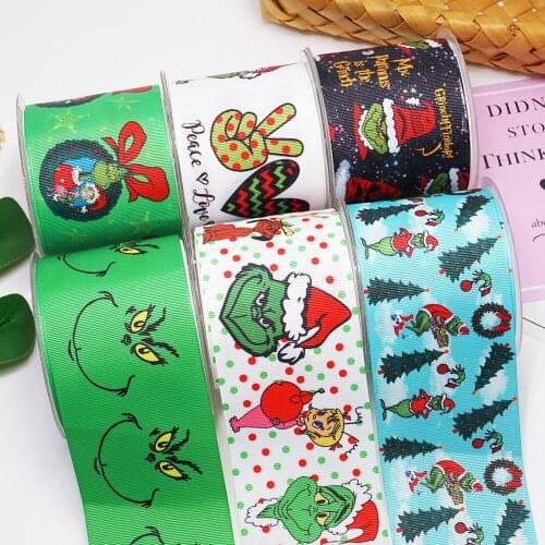 3 Inch 75 MM Cartoon Sport Printed Grosgrain Ribbons For Bows Craft Suppliers 47649