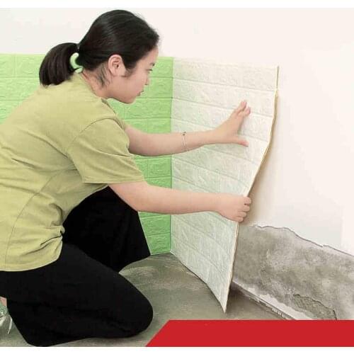 3d wallpaper wall stickers self-adhesive brick pattern living room bedroom decoration stickers TV background wall sticker