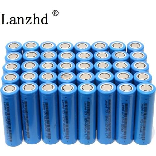 3.7V 18650 batteries 40pcs/lot Li-ion 2600mAh Rechargeable Battery 18650 for the assembly mobile power, notebook,Full capacity