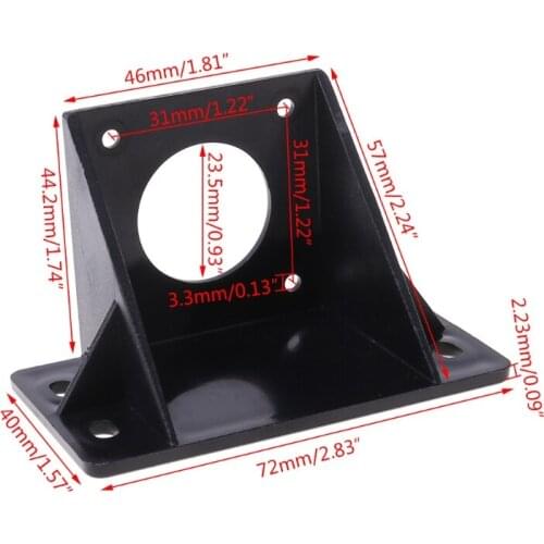 NEMA 17 Steppr Motor Accessories Plastic Bracket Support Mounting L Type Bracket Mount 42 Stepping Stepper Motor Nema17 G6DD