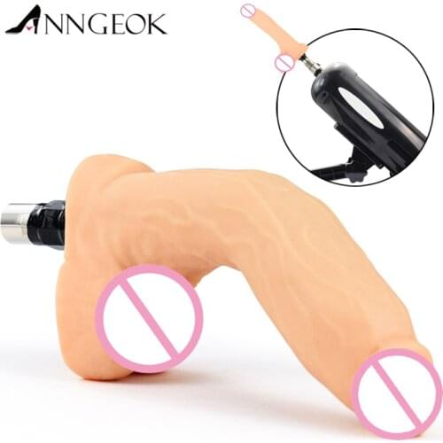 Sex Machine Dildo Toys Female Machine Gun ANNGEOK Dildo Accessories Large&Flexible Woman Vagina Adult Toys