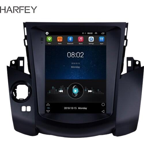 Harfey Unit Car GPS Navi 4G LTE Android 9.1 Radio 9.7" for 2008 2009 2010 2011 Toyota RAV4 support WIFI Digital TV 1080P Video