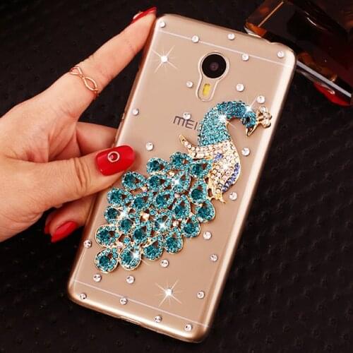 Glitter Bling Rhinestone Case forMeizu 17 16 Plus 16Xs 16T 15 Lite MX5 MX6 U10 U20 Pro 6 6s 7 Plus M15 M5 M6 Note M5c M6s Cover