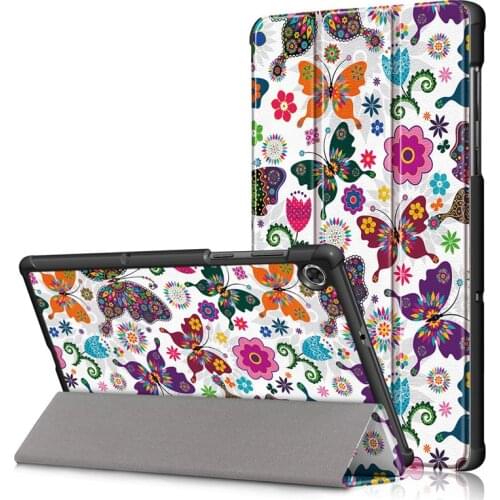 Tri-Fold Cover for Lenovo Tab M10 Plus TB-X606X TB-X606F Case 10 3 inch Leather Stand Tablet For Lenovo Tab M10 FHD Plus Case