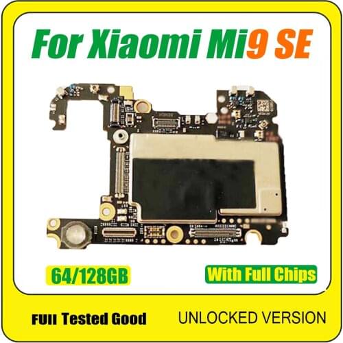 For Xiaomi 9 SE 9SE Motherboard Original Unlock For Xiaomi 9 SE 9SE Logic Board mainboard Android system