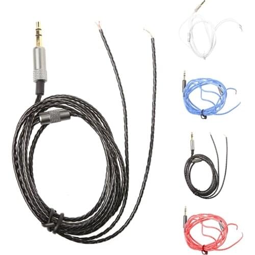 3.5mm Earphone Cable for DIY Replacement 1.2m Audio Cable Headphone Repair Headset Wire DIY Headphone Earphone Maintenance Wire