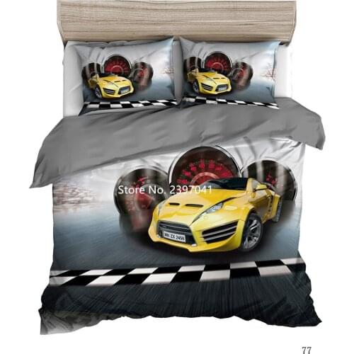 Motorcycle Racing Bedding Set Extreme Sports Duvet Quilt Cover Pillowcase Quilt Cover Full Size 2-3 Pieces Bedding Home Textile