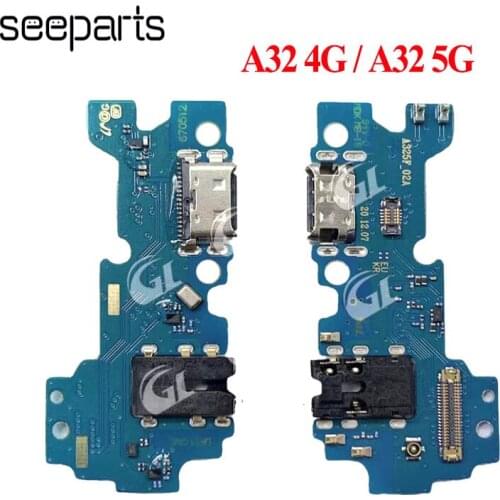 New For Samsung Galaxy A32 4G USB Charging Port Flex Cable For Samsung A32 5G Charger Port Dock Plug Connector Board