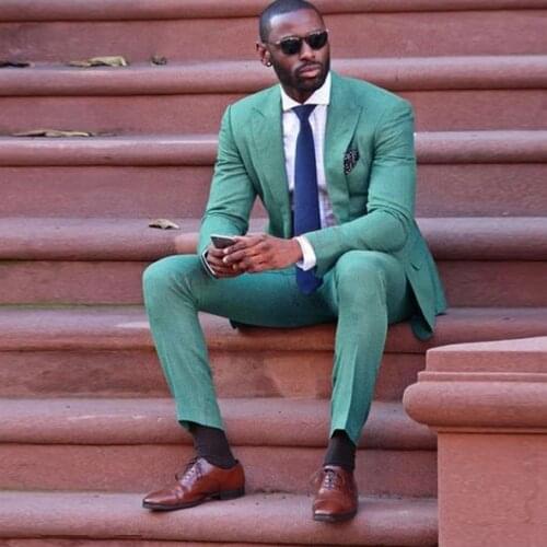 2020 New Designs Spring Summer Linen Men Suit Slim Fit Beach Wedding Suits for Men Groom Tuxedo Jacket with Pants Casual Blazer