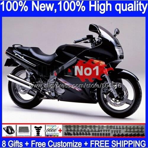 Body kit For KAWASAKI ZZR 250 90 91 92 93 94 99 81MC.5 Matte black ZZR-250 90-99 ZZR250 1990 1991 1992 1993 1994 1999 Fairing