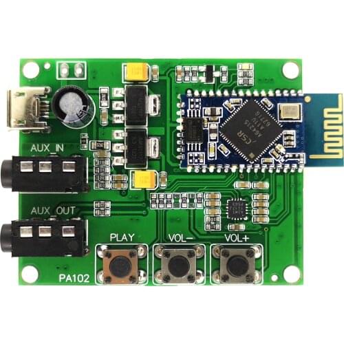 PA202 Bluetooth 4.2 Audio Receiving Module Aptx-LL Ear Amplifier CSRA64215 Aux