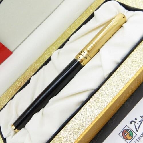 Picasso Athens Calligraphy Nib Fountain Pen Black-Gold | Picasso Pen | İsme Special Pen