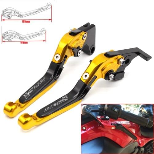 Motorcycle CNC Adjustable Foldable brake Clutch Levers for MV Agusta Rivale 800 2014-2017 Shortys only w/ stock handguards