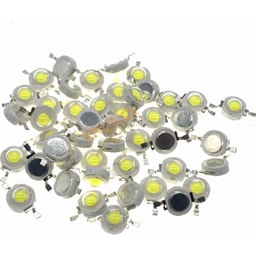 10pcs LED 3 W Diode HIgh Power Beads 3Watt White Light Emitting Diode Brightness White Diodos LED Alta Luminosidad 3w Diodo DIY