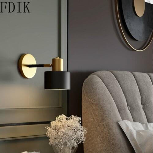 Retro American Led Wall Lamp Modenr Vintage Light Fixtures for Bedroom Kitchen Corridor Indoor Decor Lighting Bathroom Lights