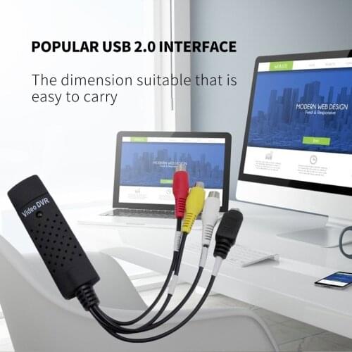 USB 2.0 Video Capture Card Converter PC Adapter TV Audio DVD DVR VHS For Window 2000 For XP For Vista For Win 7