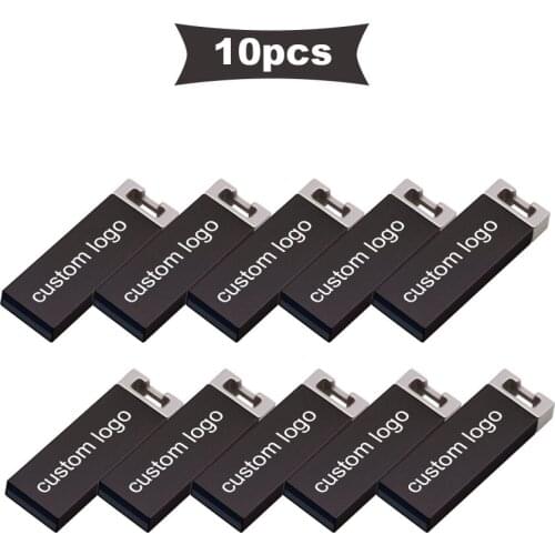 10pcs/lot High Speed USB 2.0 Flash Drive 128gb Pen Drive 64gb 32gb 16gb Pendrive Usb memory stick flash disk free custom logo