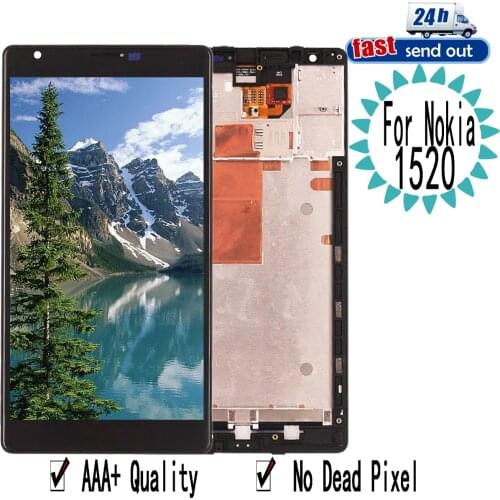 6.0'' 1520 LCD For Nokia Lumia 1520 LCD Display Touch Screen Digitizer Assembly Replacement For Nokia1520
