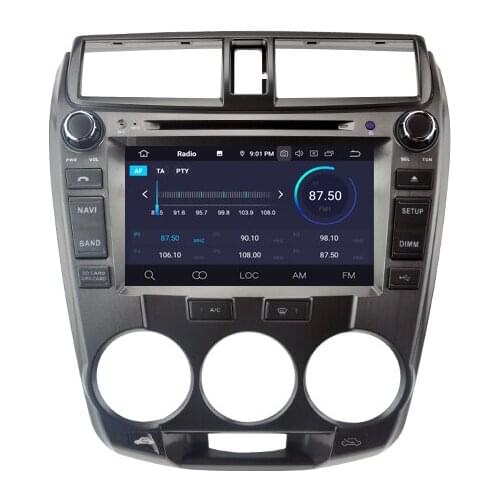 8" Android 10.0 OS Car DVD Multimedia GPS Radio System Player for Honda City 2008-2013 & Ballade 2008-2013 & City S 2008-2013