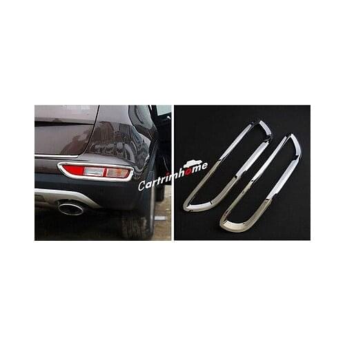ABS Chrome Rear Tail Fog Light Lamp Cover Trim 2pcs For Kia Sportage 2016 2017
