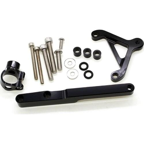 Aluminum Motorcycle Adjustable Steering Stabilizer Damper Mounting Bracket Support Kit For HONDA CB1000R 2008 - 2012