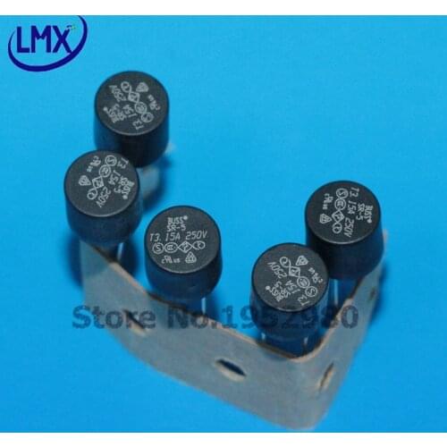 100pcs/lot Cylinder Fuse 382 SERIES T3.15A 250V BLACK