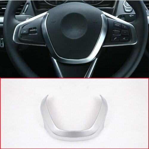 Chrome Steering Wheel Decoration Strip for BMW X1 F48 2016-17 1 series F52 2017
