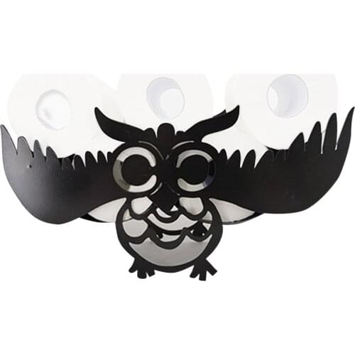 Swan Owl Bird Shape Toilet Paper Roll Holder Kitchen Wall Mounted Paper Rack Bathroom Kitchen Accessories Tissue Storage Stand