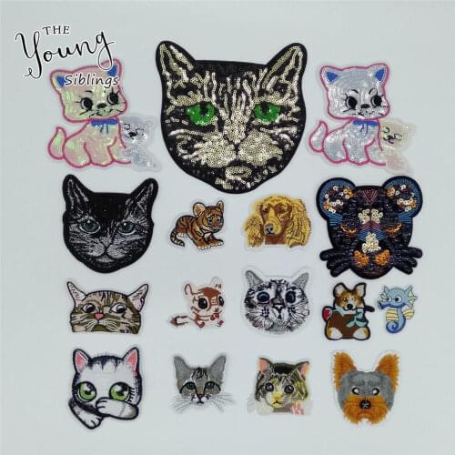 Hot sale Sequins Embroidery Stickers Hot melt adhesive Patches Badges DIY Sewing Iron on patch Clothing Accessories 1pcs sell