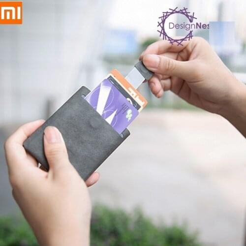 DesignNest Creative Multifunctional Mini Wallet Expandable Coin Purse Keychain Package Multi-card Slot Card Holde