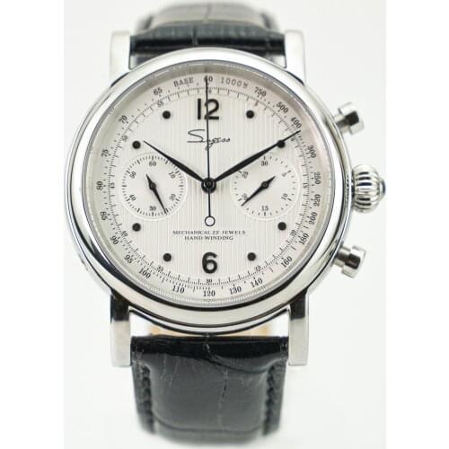 Fashion Men Chronograph Mechanical Watch Sapphire ST1901 Seagull 1963 Movement Mens Chinese Air Force Pilot Chronograph Watches