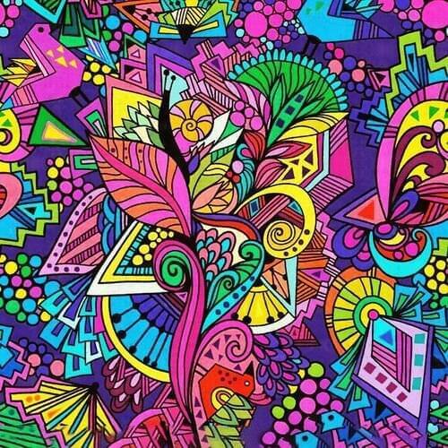 5D DIY Poured Glue Diamond Painting Kit Scalloped Edge Beautiful Home Wall Decoration Unique Handcraft