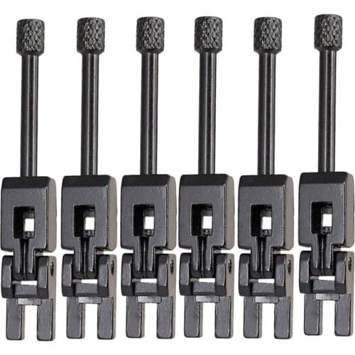 Set Of 6 Zinc Alloy Metal Tremolo Bridge String Saddles For Electric Guitar