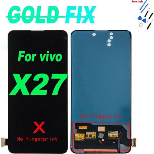 100% New Display Replacement For Vivo X27 LCD Touch Screen Digitizer Assembly for Vivo X27 LCD Screen