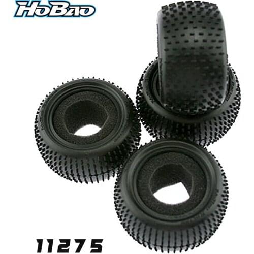 Original OFNA/HOBAO RACING 11275 Block Tread Tyre Set For HYPER 1/12 MINI ST Tuggy