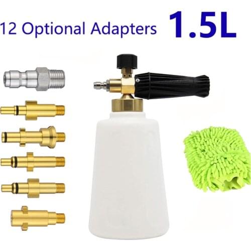 High Pressure Soap Foamer Snow Foam Lance Foam Cannon Foam Gun Nozzle Car Clean Foam Wash foam generator for Karcher Car Washer