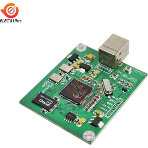 CM6631A DAC Board Digital Interface Card USB to IIS SPDIF Output 24Bit 192K 384K ASIO